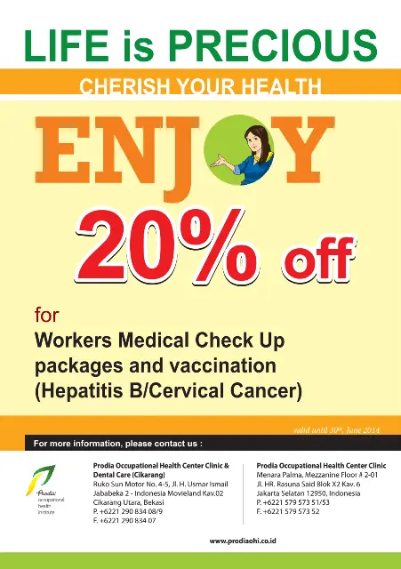 Paket Medical Check Up Pekerja