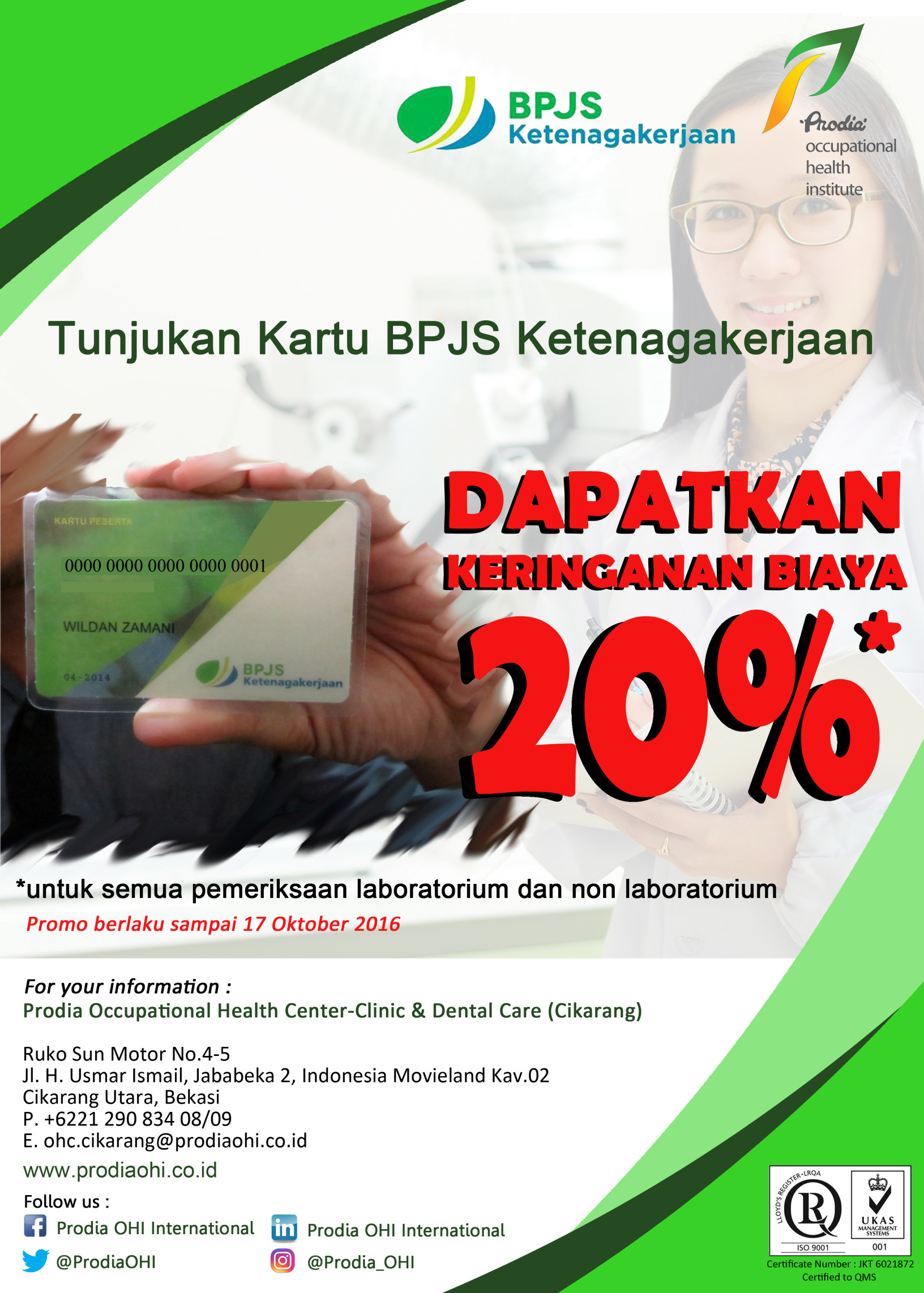 - Promo Kartu BPJS Ketenagakerjaan