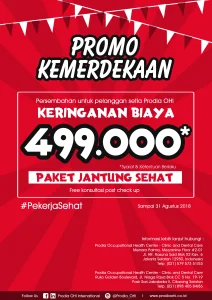 Promo Jantung Sehat Kemerdekaan