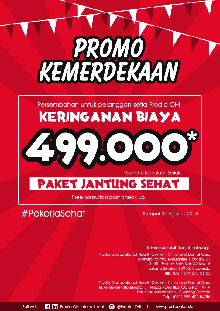 Promo Jantung Sehat Kemerdekaan