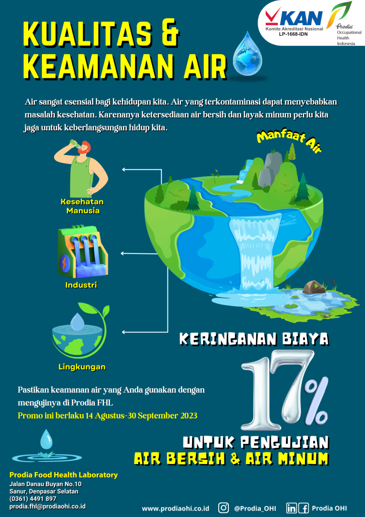 Promo untuk air 5 - Promo Pengujian Air