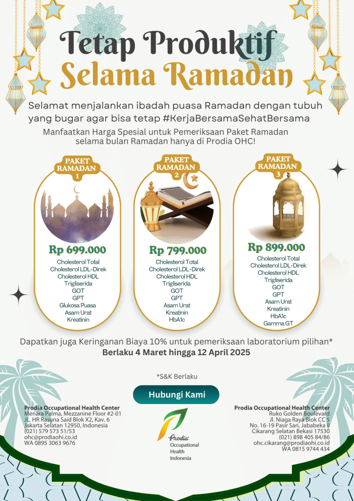 Medical Check Up Spesial Ramadan agar tubuh tetap bugar!