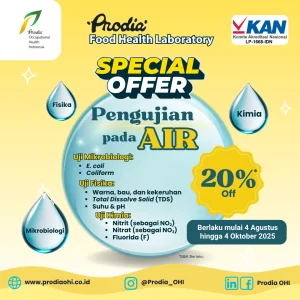 Pengujian Air di Prodia FHL