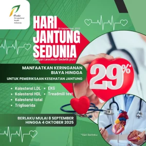 Promo Hari Jantung Sedunia 2025