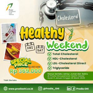 Pemeriksaan Kolesterol Total, HDL, LDL Direk, dan Trigliserida hanya Rp 369.000 mulai 9 Januari s/d 28 Maret 2026, setiap Jumat dan Sabtu di Prodia OHC
