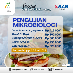 Harga spesial uji mikrobiologi hingga 27 Juni 2026 hanya di Prodia FHL, Bali.