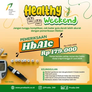 Pemeriksaan HbA1c Spesial Healthy Weekend