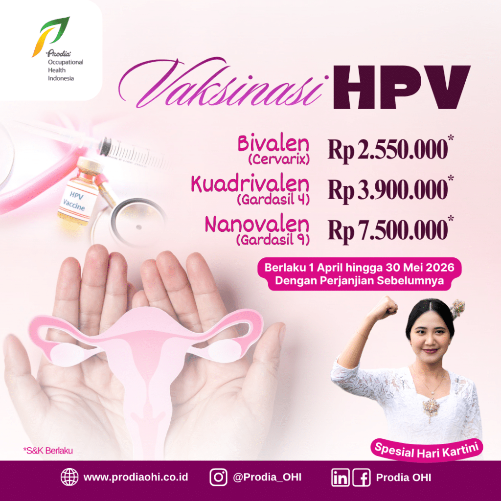 Promo Hari Kartini, Harga Spesial Vaksinasi HPV mulai dari Rp 2.550.000