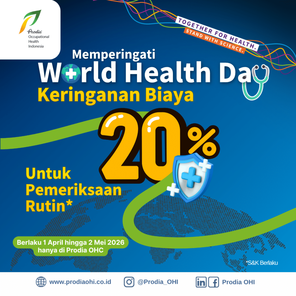 Keringanan Biaya 20% untuk Pemeriksaan Rutin dalam rangka World Health Day di Prodia OHC