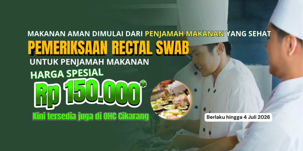 Prodia OHI menyediakan Pemeriksaan Rectal Swab dengan Harga Rp. 150.000*. Saat ini tersedia juga di Prodia OHC Cikarang!
