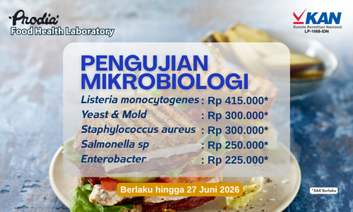 Harga spesial uji mikrobiologi hingga 27 Juni 2026 hanya di Prodia FHL, Bali.