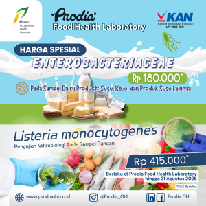 Harga Spesial Promo Uji Bakteri Listeria pada Sampel Pangan & Enterobacteriaceae untuk Dairy Product